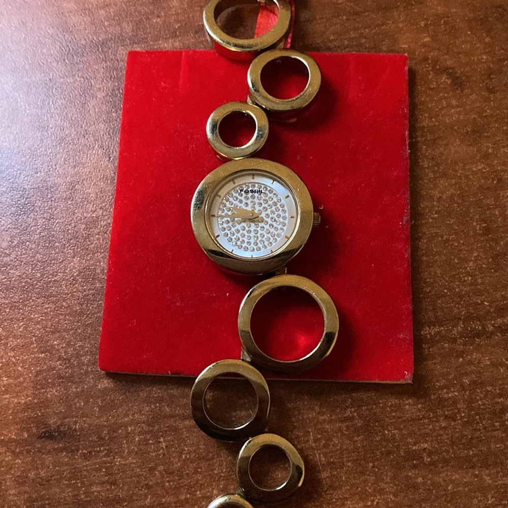 Gold fossil women’s Watch